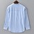 baratos Casual de negócios-Homens Camisa Social camisa de linho Camisa de colarinho chinês Camisa gola mandarim Camisa casual Camisa de algodão Tecido Férias Havaiana Branco Azul Bege Manga Longa colarinho do vovô Primavera