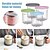 cheap Kitchen Utensils &amp; Gadgets-4pcs Ice Cream Pints Cup Containers With Lids Replacements For Ninja Creami Pints