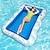 billige Sport og moro utendørs-oppblåsbart svømmebasseng flytebåt soling svømmebasseng lounge stol flytende soling svømmebasseng flytende leke soling madrass oppblåsbar pute