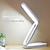 abordables Lampes de bureau-lampe de table LED de style moderne, lampe de lecture pliable avec commande tactile, lampe de bureau USB avec luminosité variable sur 3 niveaux, batterie au lithium rechargeable, finition en plastique
