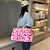 cheap Handbag &amp; Totes-Women&#039;s Handbag Gym Bag Oxford Cloth Travel Zipper Foldable Lightweight Geometric Black Pink Khaki