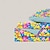 preiswerte Bettbezug-Sets-Bettbezug-Set mit kreisförmigen Blumen, 2-teiliges Set, 3-teiliges Set, leichtes, weiches Set aus kurzem Plüsch, quadratisches Bett aus dickem Filz