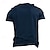 お買い得  メンズ3DＴシャツ-テキスト 日常 男性用 3Dプリント Tシャツ 日常 祝日 父の日 Tシャツ ブルー 半袖 クルーネック シャツ 夏 春 衣類 S M L XL XXL XXXL