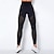 billige Yoga Leggings &amp; Tights-Dame Yogabukser Yoga Leggings Netting Lapper Høy Midje Yoga &amp; Danse Sko Treningsøkt Pilates Strømpebukse Fargeblokk Mørkegrå Svart Militærgrønn Spandex sport Sportsklær Elastisk Tynn