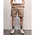 billige Cargoshorts-Herre Cargoshorts Shorts Dress Shorts Arbeidshorts Knapp Lomme عادي Anvendelig Kort utendørs Daglig Camping &amp; Vandring Mote Klassisk Svart Grønn