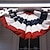 tanie Party Supplies-USA patriotyczna plisowana flaga wentylatora - 2 szt. amerykańska flaga USA chorągiewka banner patriotyczna flaga chorągiewka gwiazdy i paski chorągiewka flaga na dzień pamięci 4 lipca i święto pracy