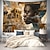Недорогие пейзаж гобелен-Африканский фэнтези висит гобелен настенное искусство большой гобелен фреска декор фотография фон одеяло занавеска для дома спальня гостиная украшения