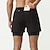 baratos Calções de corrida-Homens Shorts de Corrida Shorts de Academia Calções Bolsos Com Cordão Cintura elástica Calção Ao ar livre Desportos e Ar livre Atlético Secagem Rápida Leve Macio Maratona Corrida Exercite-se Moderno
