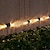 cheap Outdoor Wall Lights-1/2pcs Solar Deck Lights LED Outdoor Step Lights Courtyard Lights Garden Wall Railings Decorative Layout Household Waterproof Stairs Foot Step Lights