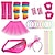 cheap Historical &amp; Vintage Costumes-Retro Vintage Disco 1980s Outfits Tutu Fanny Pack 80&#039;s Party Girl Queer Women&#039;s Masquerade Pride Parade Pride Month Skirt