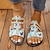 billige Tøfler og flip-flops til kvinner-kvinners sandaler tøfler sommerfugltrykk lysbilder lett myk såle uformelle sklier ved sjøen sommer strand lysbilder
