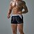 cheap Men's Swim Shorts-Men's Board Shorts Swim Shorts Swim Trunks Patchwork Drawstring Elastic Waist Color Block Comfort Quick Dry Short Holiday Beach Weekend Fashion Casual Lake blue Black Micro-elastic