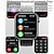 voordelige Smartwatches-f108 smartwatch hartslag bluetooth oproepinformatie push-step count sporthorloge slimme armband