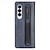 olcso Samsung-tokok-telefon Ügy Kompatibilitás Samsung Galaxy Z Fold 5 Z Fold 4 Z Fold 3 Felhajtható fedél tolltartóval Ütésálló Retro PC PU bőr