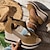 cheap Women&#039;s Sandals-Women&#039;s Sandals Wedge Sandals Daily Zipper Wedge Peep Toe Casual Cloth Zipper Leopard Black Brown