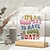 economico Sculture-1 cartello decorativo in acrilico ispirato alla scrivania, è un buon giorno per avere una buona giornata, decorazione positiva per la salute mentale dell&#039;home office