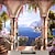 cheap Nature&amp;Landscape Wallpaper-Cool Wallpapers Wall Mural Garden Arches Wallpaper Wall Sticker Covering Print Adhesive Required 3D Effect Canvas Home Décor