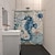 tanie Zasłony prysznicowe-łazienka dekoracyjna zasłona prysznicowa z haczykami wystrój łazienki wodoodporna tkanina zestaw zasłon prysznicowych z 12 plastikowymi haczykami