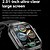 cheap Smartwatch-696 ZW66 Smart Watch 2.01 inch Smartwatch Fitness Running Watch Bluetooth ECG+PPG Pedometer Call Reminder Compatible with Android iOS Women Men Hands-Free Calls Message Reminder IP 67 46mm Watch Case
