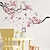 Недорогие Стикеры на стену-Розовые ветки птицы бабочки стикер стены художественные наклейки съемные гостиная спальня кабинет домашний фон декоративные наклейки