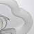 abordables Lampes de Ventilateur de Plafond-ventilateur de plafond led 1 lumière 55 cm dimmable grand minimaliste acrylique chambre cuisine style nordique moderne 110-240v uniquement dimmable avec télécommande