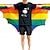 halpa Pride-paraati 12-lgbt pride viitta sateenkaari lippu ulkoilu viitta lippu koristelu lippu