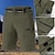 cheap Trousers &amp; Shorts-Men&#039;s Athletic Shorts Cargo Shorts Outdoor Shorts Hiking Shorts Button Pocket Plain Waterproof Breathable Short Outdoor Camping &amp; Hiking Going out Sports Casual Black Green