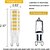 cheap LED Bi-pin Lights-G9 LED Bulb 7W 230V G9 Halogen Bulb 60W Equivalent 650LM  Non-Dimmable G9 Bulbs for Home Lighting 10pcs