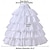 billiga Historiska- och vintagedräkter-Rokoko Victoriansk Underkjol Under kjol Krinolin Underklänningar Golvlång Brud Brudkläder Dam Bröllop Bal Kjol