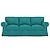 preiswerte IKEA Abdeckungen-Uppland Sofabezug, einfarbig, gesteppter Samtbezug, IKEA-Serie