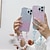 Χαμηλού Κόστους iPhone Θήκες-τηλέφωνο tok Για iPhone 15 Pro Max Plus iPhone 14 13 12 Pro Max Plus Πίσω Κάλυμμα με λουράκι καρπού Bling Glitter Shiny Ανθεκτική σε πτώσεις Διαβάθμιση χρώματος TPU