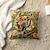 voordelige dierlijke stijl-tijgerrozen decoratieve kussensloop 2 stuks zachte vierkante kussenhoes kussensloop voor slaapkamer woonkamer slaapbank stoel