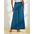 cheap Women&#039;s Pants-Women&#039;s Wide Leg Pants Burgundy Satin Pocket Casual Elegant Loose Fit Pants Spring Summer