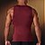 preiswerte Lauf-T-Shirts &amp; Tanktops-Herren T-Shirt Weste für Wanderer Ärmellos Rundhalsausschnitt Muskelshirt Ärmelloses Hemd Tanktop Außen Schnelltrocknend Weich Schweißableitend Polyester Schwarz Weiß Rot Klettern Camping / Wandern