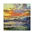 お買い得  油絵-手描きの油絵 キャンバス 壁アート 装飾 モダン 抽象 抽象的 カラフル 縁起の良い雲 風景 リビングルーム ホームデコレーション ロール フレームなし 未延伸絵画