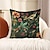 זול סגנון חיות-פרחי וינטג&#039; כיסוי כריות דקורטיביות כיסוי כריות מרובע רך 2 יחידות ציפית לחדר שינה סלון ספה כיסא ספה