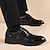 baratos Sapatos Oxford para Homem-Homens Sapatos sociais Botas da Moda Caminhada Casual Diário Pele Confortável Botas / Botins Com Cadarço Preto Marron Primavera