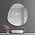 cheap Mirror Wall Stickers -Acrylic Mirror Wall Sticker - Self-Adhesive, Irregular Cloud Design for Bathroom, Dressing Table, and Wardrobe - No Drilling Required