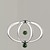 preiswerte Pendelleuchte-LED Pendelleuchte 48cm Ring Kreis Design 3 Farbe Licht Metall luxuriöse moderne Stil Esszimmer Schlafzimmer Pendelleuchten 110-240V