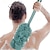 billiga Bad och personlig vård-duschborste luffa svamp med långt handtag kropp baksida mesh skrubber badborste hudexfolierande massage borste badtillbehör