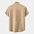 preiswerte Klassiker-Herren Hemd leinenhemd Retro-Shirts Vintage-Shirt Ethnisches Hemd Südwestlicher Druck Täglich Grün Kaki Grau Kurzarm Umlegekragen Sommer Frühling Bekleidung