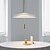 billige Øylys-2-Light 50 cm Enkelt design Anheng Lys Glass Akryl Multi Layer galvanisert Malte overflater Moderne Nordisk stil 85-265V