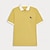 preiswerte Poloshirt mit Reißverschluss-Herren Polo Polo Pullover Outdoor Geschäft Umlegekragen Kurzarm Modern Ausgefallene Feste Farbe Zip Sommer Regular Fit Gelb Polo