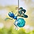 baratos Escultura e luzes de paisagem-Led simulação luminosa inseto ornamentos de ferro criativo pintado pingentes de artesanato com asas longas formigas borboletas casa pátio jardim decoração pingentes 1pc