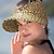 preiswerte Heizen und Kühlen-Damen UV-Sonnenschutz breiter Krempe Visier modischer Aufdruck geraffter Sonnenschutz leerer Sommer-Strandhut