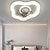 billige Lamper til takvifte-led takvifte lys 1-lys 55 cm dimbar grandeals minimalistisk akryl soverom kjøkken moderne nordisk stil 110-240v kun dimbar med fjernkontroll