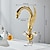 abordables Robinets de lavabo-Robinet lavabo - Classique Plaqué Set de centre Mitigeur un trouBath Taps