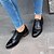 billige Oxfords til kvinner-brune brogue oxford-sko i imitert skinn for kvinner - leiligheter i vintagestil med snøring og vingespissdetaljer for uformelt eller formell bruk