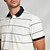 cheap Men&#039;s 3D Polo-Men&#039;s Golf Polo Shirt Knit Polo Business Casual Classic Short Sleeve Casual Hawaiian Beach Graphic Ship Button Summer Regular Fit Navy Blue