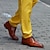 abordables Chaussures de Costume Classiques-Homme Chaussures habillées Cuir Cuir de vachette pleine fleur italien Confortable Antidérapantes Lacet Noir Marron Café
